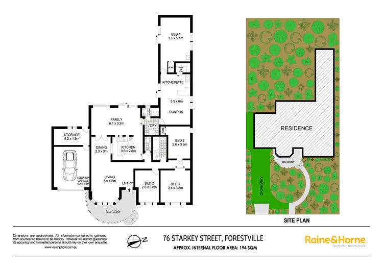 Floorplan of Homely house listing, 76 Starkey Street, Forestville NSW 2087