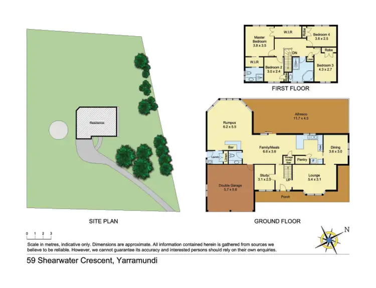 Floorplan of Homely rural property listing, 59 Shearwater Crescent, Yarramundi NSW 2753