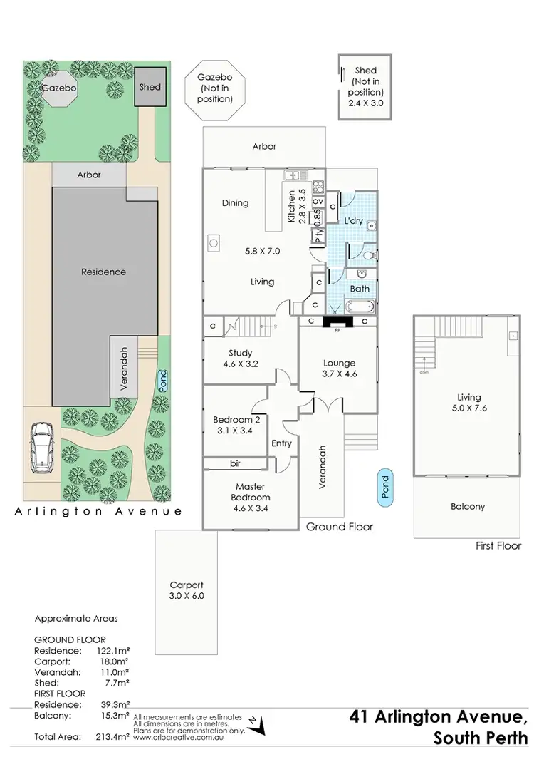 Floorplan of Homely house listing, 41 Arlington Avenue, South Perth WA 6151