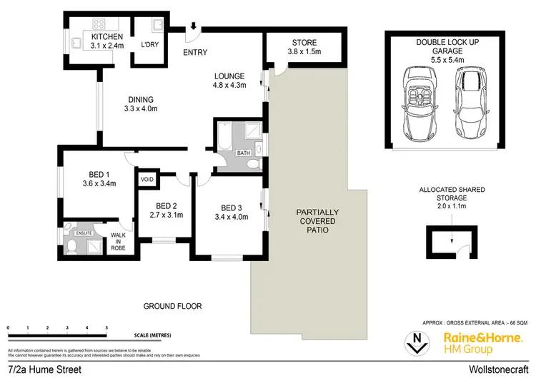 Floorplan of Homely unit listing, 7/2A Hume Street, Wollstonecraft NSW 2065