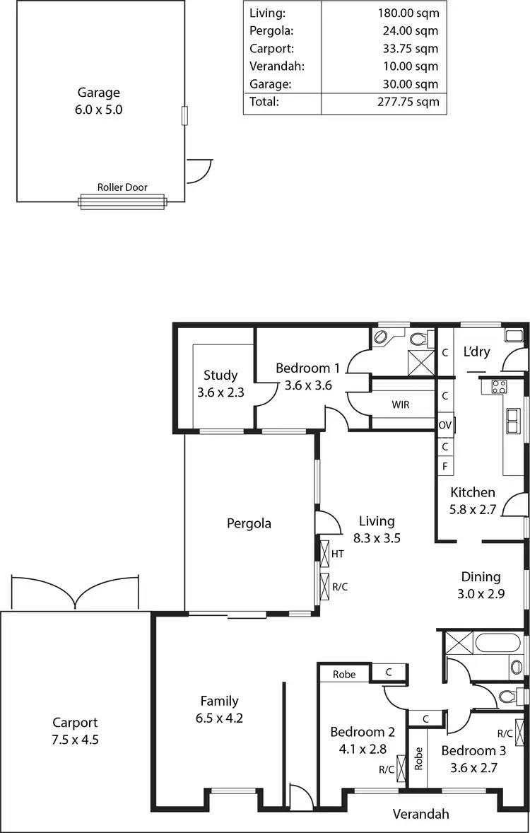 Floorplan of Homely house listing, 3 Syren Court, Athelstone SA 5076