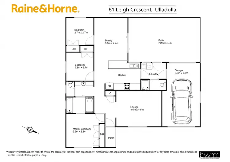 Floorplan of Homely house listing, 61 Leigh Crescent, Ulladulla NSW 2539