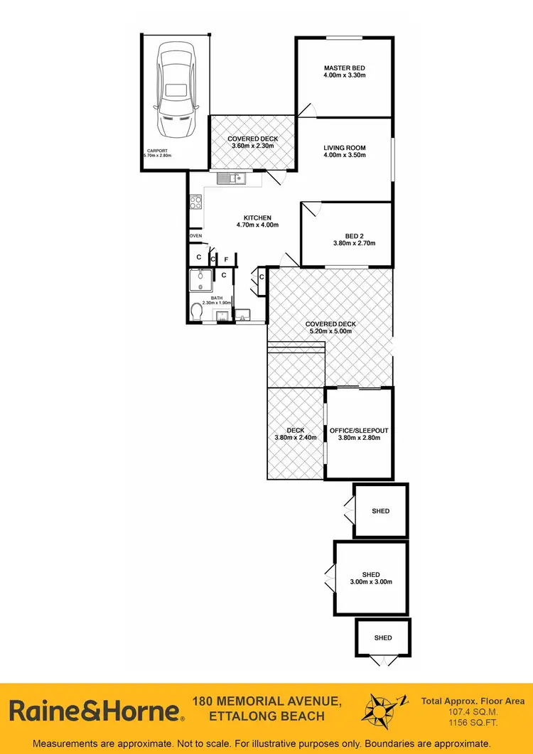 Floorplan of Homely house listing, 180 Memorial Avenue, Ettalong Beach NSW 2257