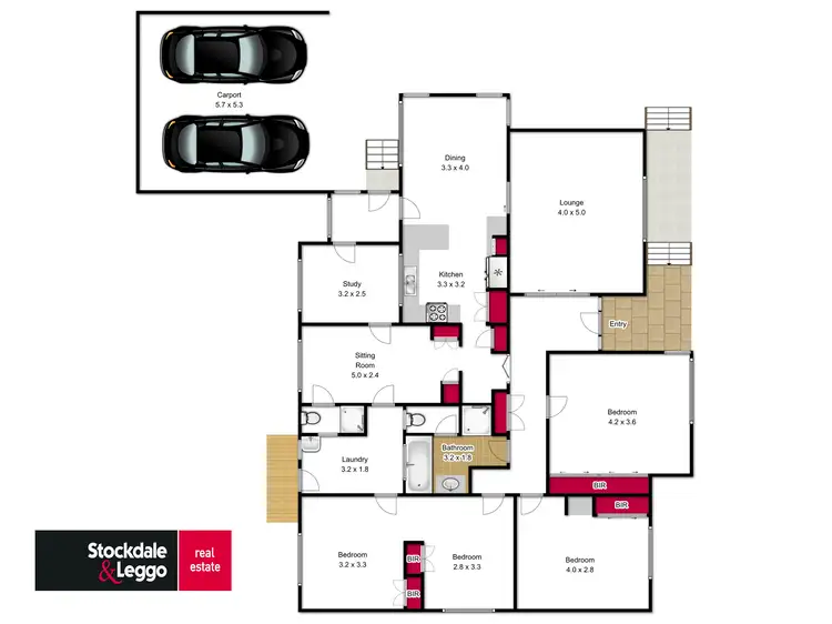Floorplan of Homely house listing, 91 Vincent Road, Morwell VIC 3840