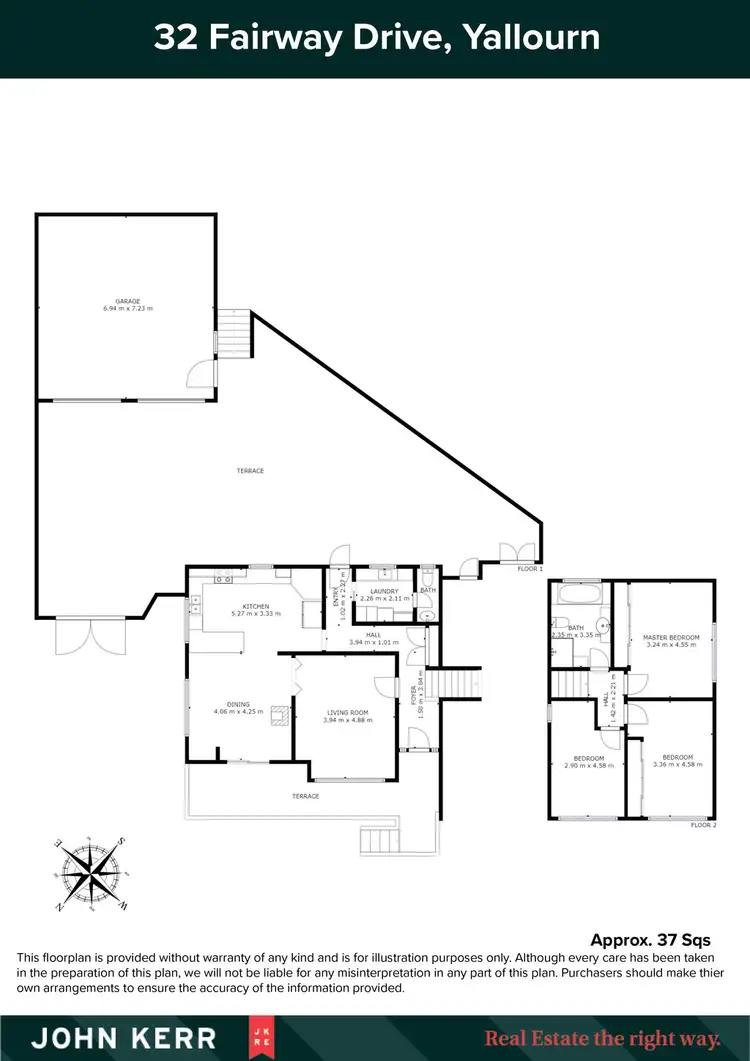 Floorplan of Homely house listing, 32 Fairway Drive, Yallourn VIC 3825