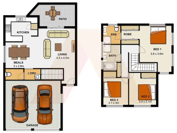 Floorplan of Homely house listing, 4/202-206 Fryar Road, Eagleby QLD 4207