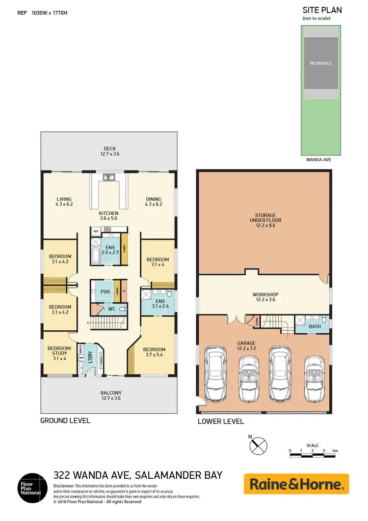 Floorplan of Homely house listing, 322 Wanda Avenue, Salamander Bay NSW 2317
