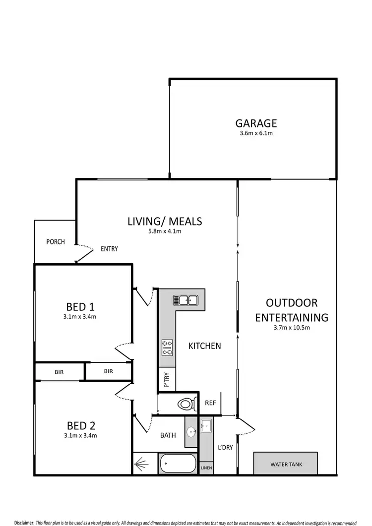 Floorplan of Homely house listing, 2/4 Glencairn Avenue, Deer Park VIC 3023