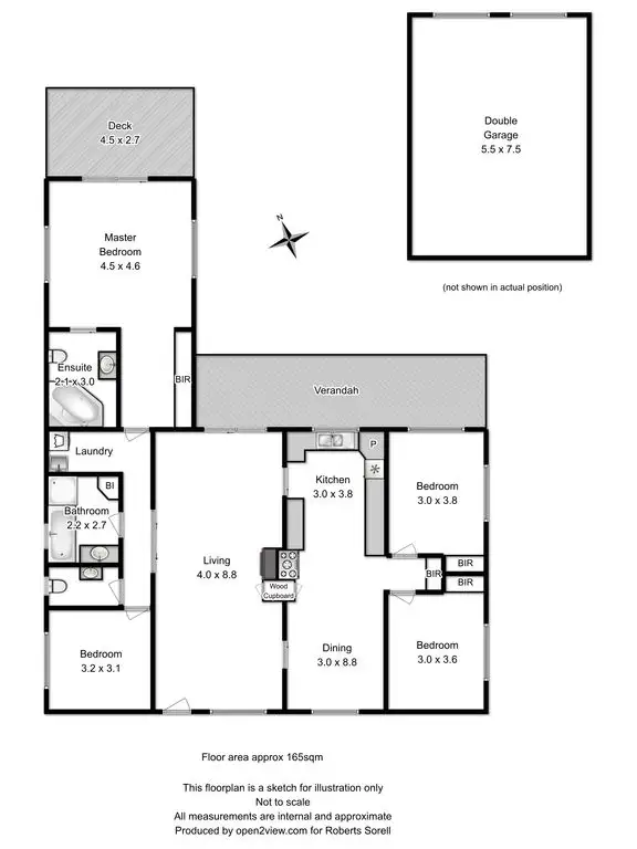 Floorplan of Homely house listing, 23 Grahams Road, Colebrook TAS 7027
