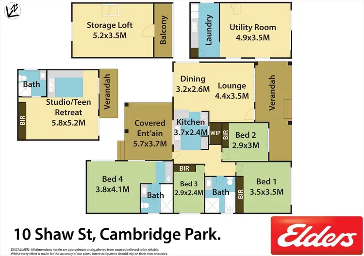 Floorplan of Homely house listing, 10 Shaw Street, Cambridge Park NSW 2747