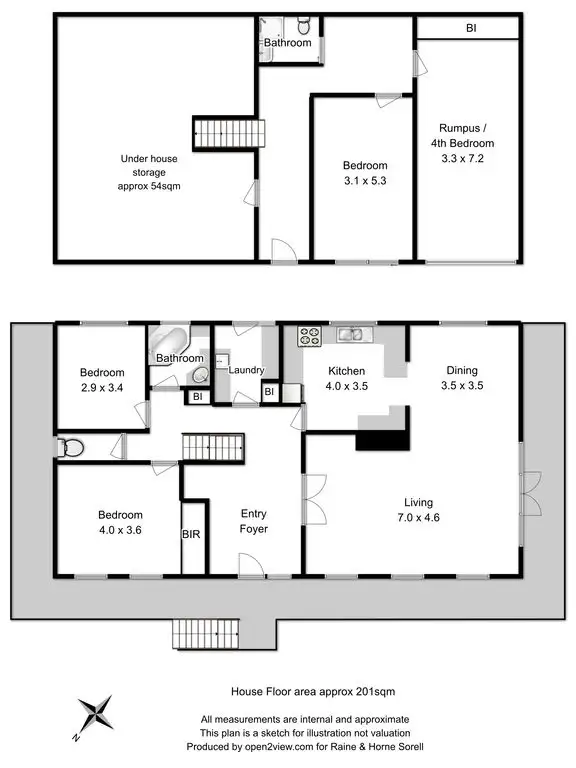 Floorplan of Homely house listing, 98 Lewisham Scenic Drive, Lewisham TAS 7173