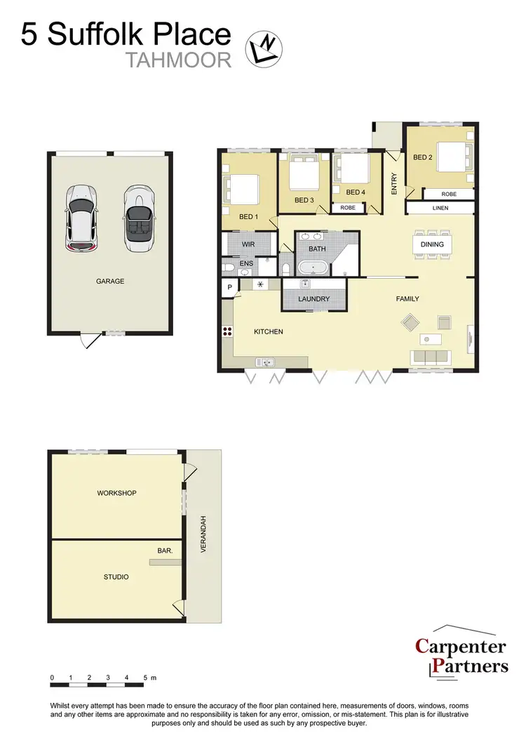 Floorplan of Homely house listing, 5 Suffolk Place, Tahmoor NSW 2573