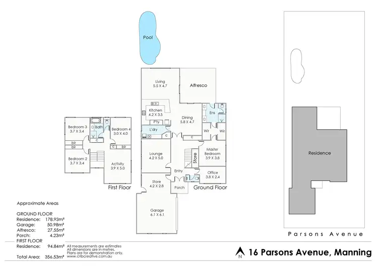 Floorplan of Homely house listing, 16 Parsons Avenue, Manning WA 6152