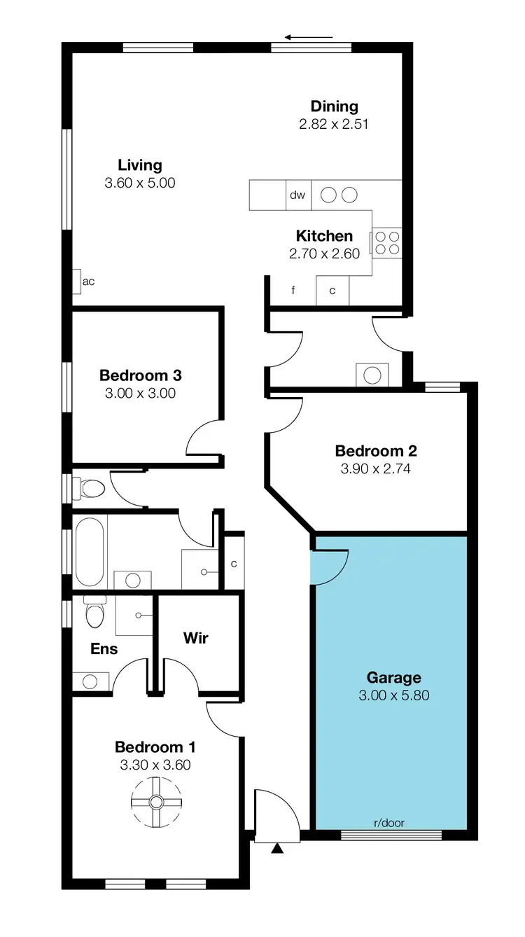 Floorplan of Homely house listing, 2/15 Sovereign Drive, Woodcroft SA 5162