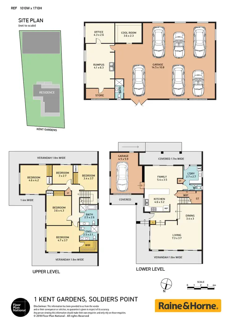 Floorplan of Homely house listing, 1 Kent Gardens, Soldiers Point NSW 2317