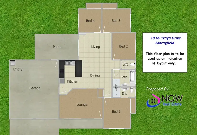 Floorplan of Homely house listing, 19 Murraya Drive, Morayfield QLD 4506