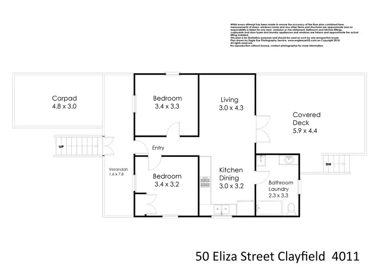 Floorplan of Homely house listing, 50 Eliza Street, Clayfield QLD 4011