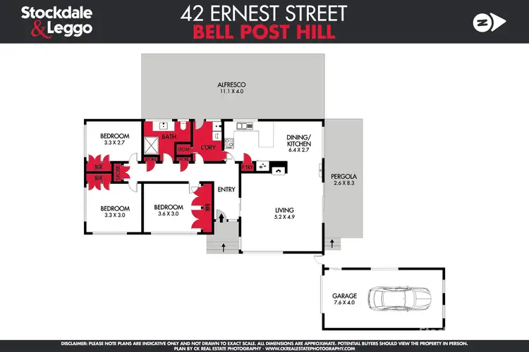 Floorplan of Homely house listing, 42 Ernest Street, Bell Post Hill VIC 3215