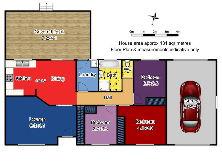 Floorplan of Homely house listing, 4 Agland Crescent, Orange NSW 2800