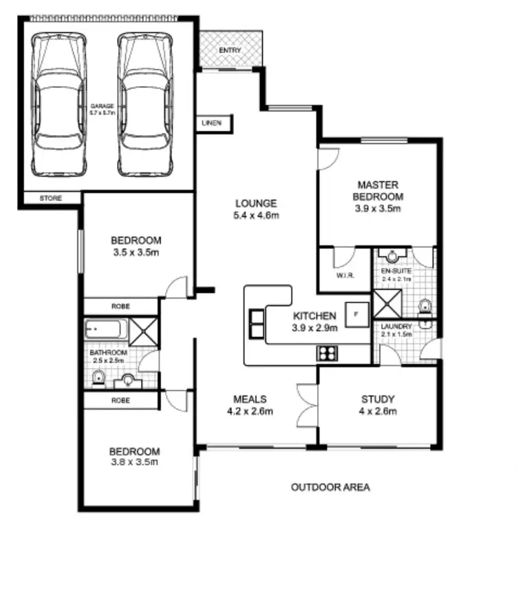 Floorplan of Homely house listing, 4, 191 - 193 Johnston Street, Tamworth NSW 2340