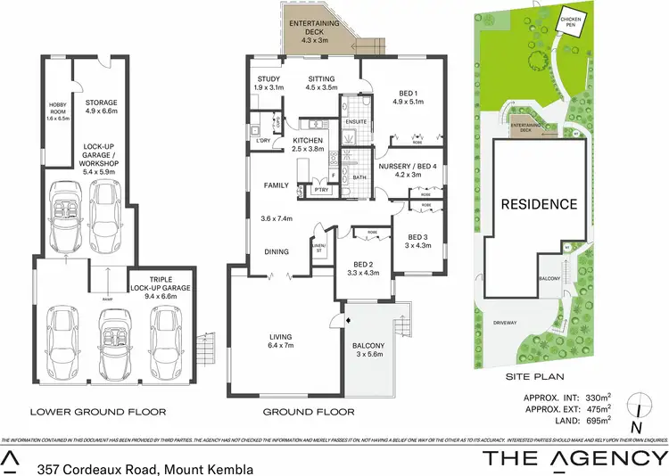 Floorplan of Homely house listing, 357 Cordeaux Road, Mount Kembla NSW 2526