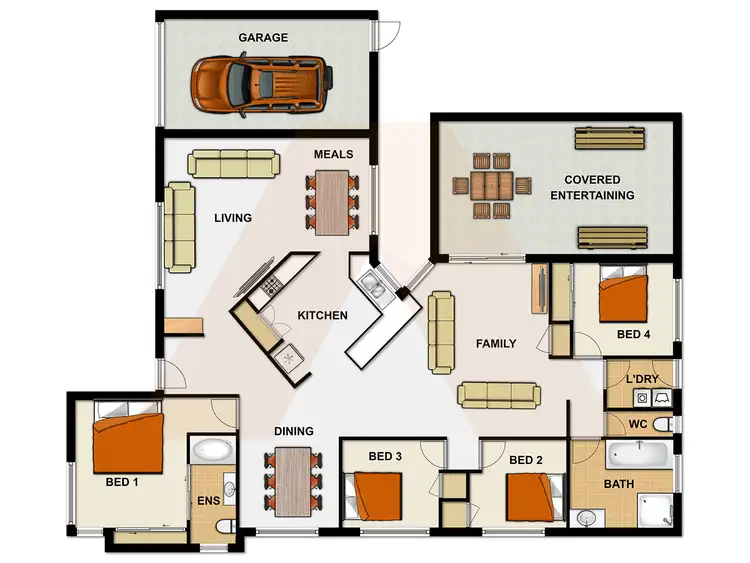 Floorplan of Homely house listing, 13 Whetton Court, Boronia Heights QLD 4124