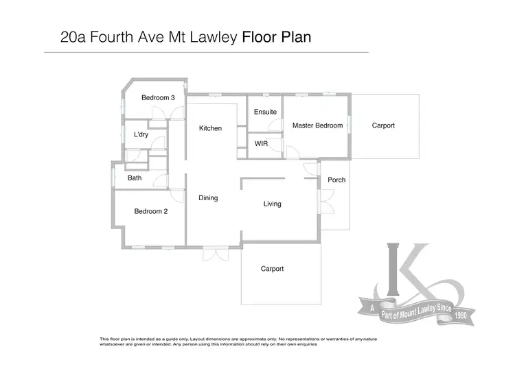 Floorplan of Homely house listing, 20A Fourth Avenue, Mount Lawley WA 6050