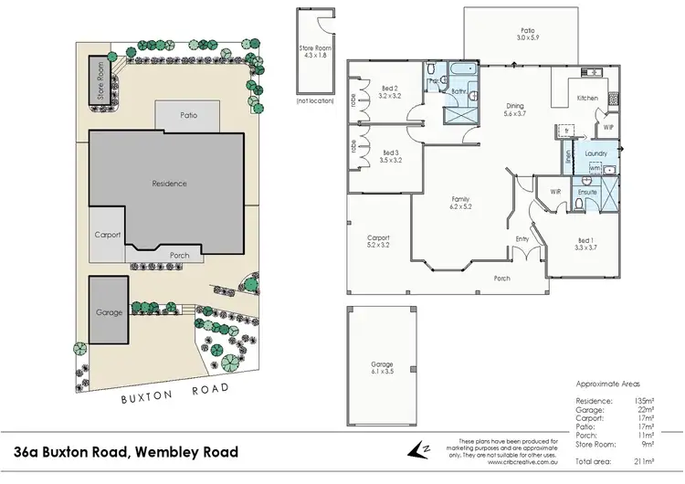 Floorplan of Homely house listing, 36A Buxton Road, Wembley Downs WA 6019