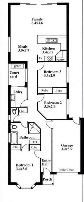 Floorplan of Homely house listing, 8a Galton Court, Morphett Vale SA 5162