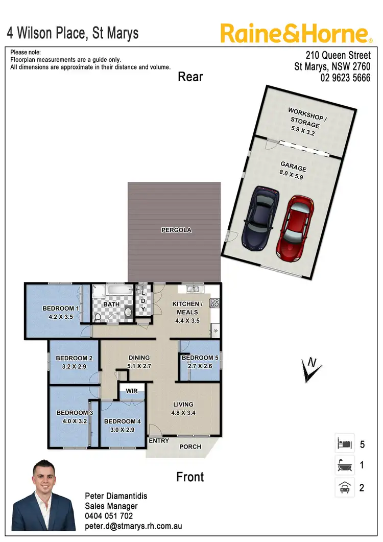 Floorplan of Homely house listing, 4 Wilson Pl, St Marys NSW 2760