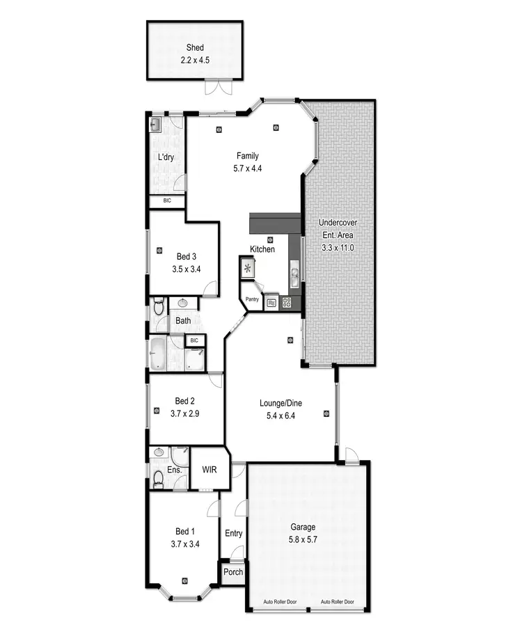Floorplan of Homely house listing, 11 THE CIRCUIT, Findon SA 5023