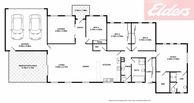 Floorplan of Homely house listing, 25 Bremer Avenue, Wodonga VIC 3690