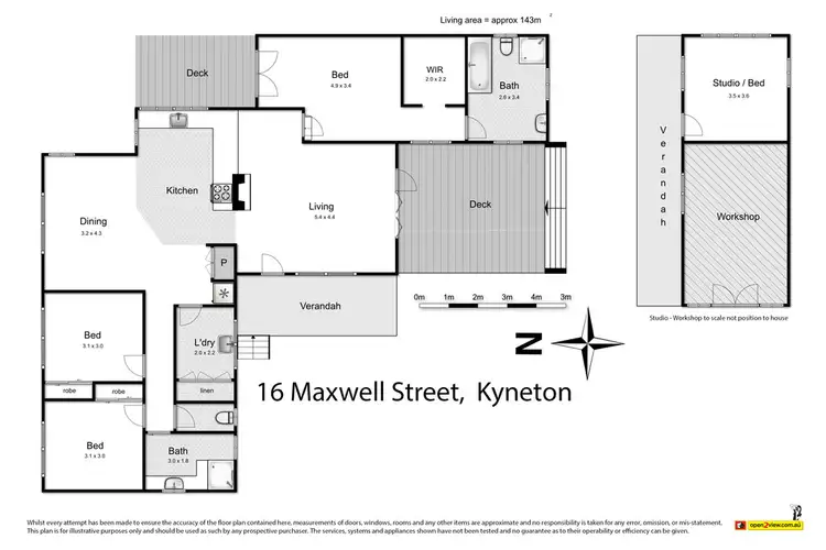 Floorplan of Homely house listing, 16 Maxwell Street, Kyneton VIC 3444