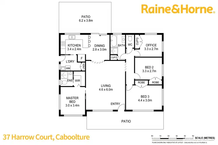 Floorplan of Homely house listing, 37 HARROW COURT, Caboolture QLD 4510
