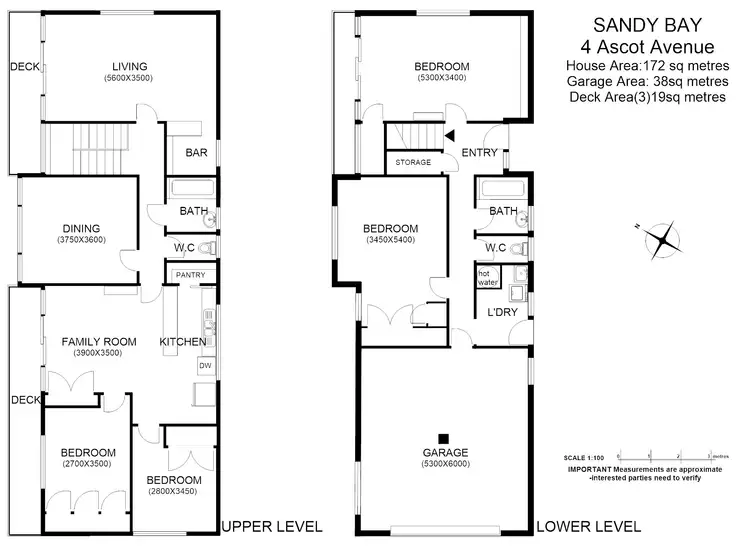 Floorplan of Homely house listing, 4 Ascot Avenue, Sandy Bay TAS 7005