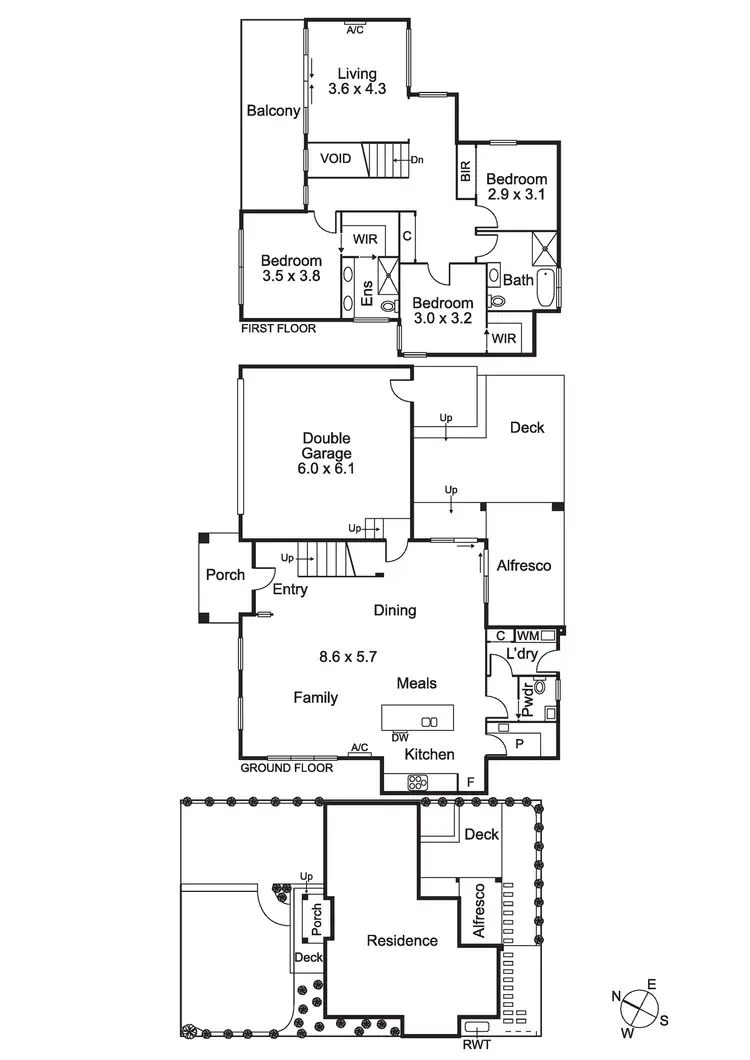 Floorplan of Homely house listing, 1/203 Palmerston Avenue, Dromana VIC 3936