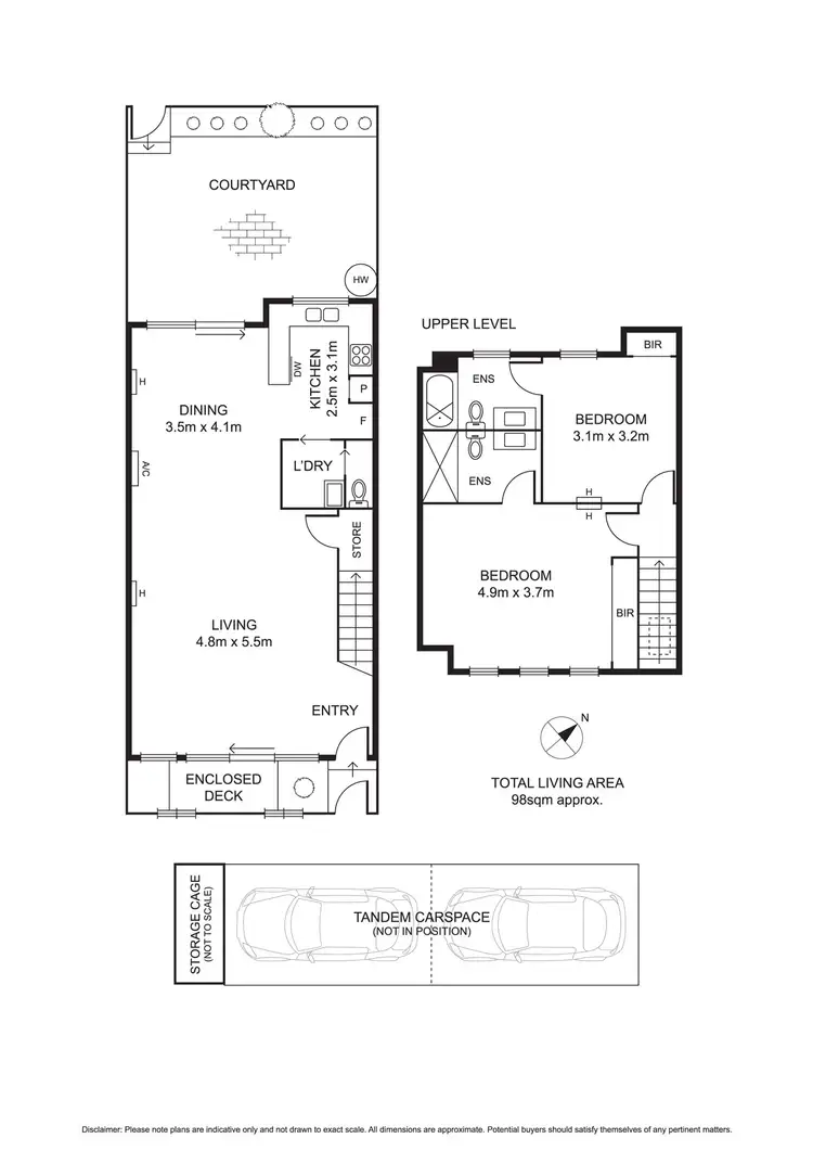 Floorplan of Homely house listing, 8/97 Cruikshank Street, Port Melbourne VIC 3207