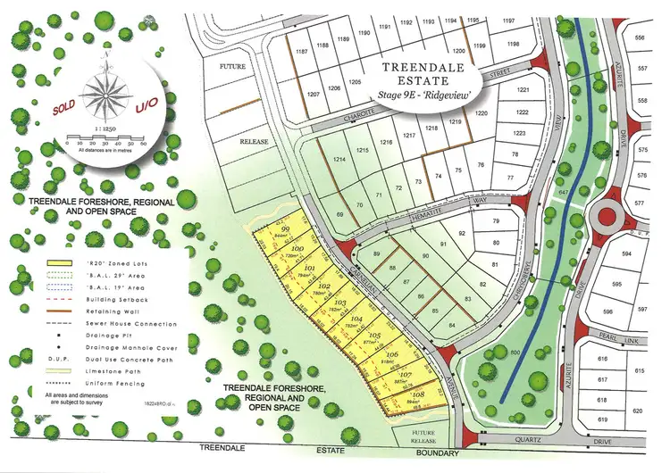 Floorplan of Homely land listing, Lot 99 Carnelian Avenue, Australind WA 6233
