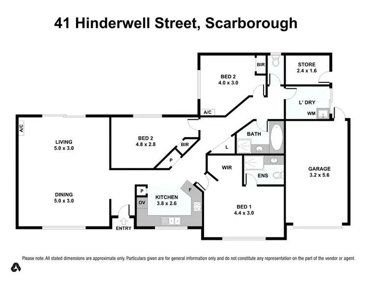Floorplan of Homely house listing, 41 Hinderwell Street, Scarborough WA 6019
