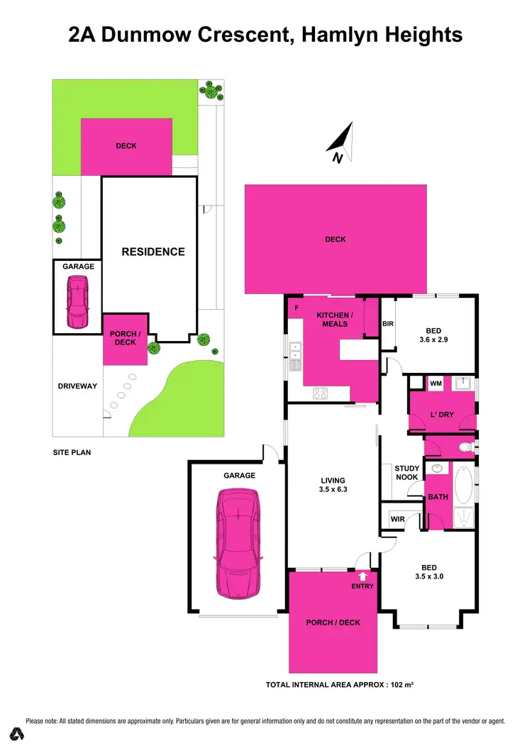 Floorplan of Homely house listing, 2A Dunmow Crescent, Hamlyn Heights VIC 3215