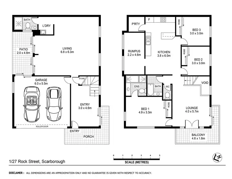 Floorplan of Homely house listing, Lot 1, 27 Rock Street, Scarborough QLD 4020