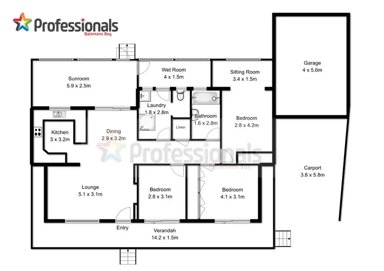 Floorplan of Homely house listing, 63 Maloney's Drive, Maloneys Beach NSW 2536