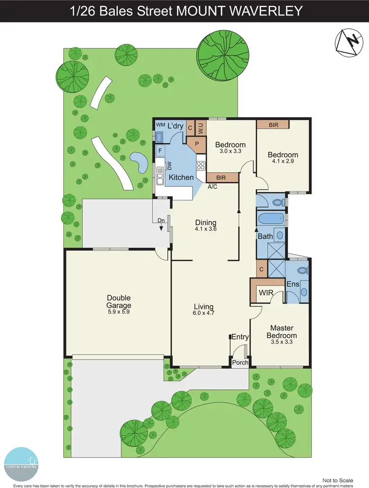 Floorplan of Homely unit listing, 1/26 Bales Street, Mount Waverley VIC 3149