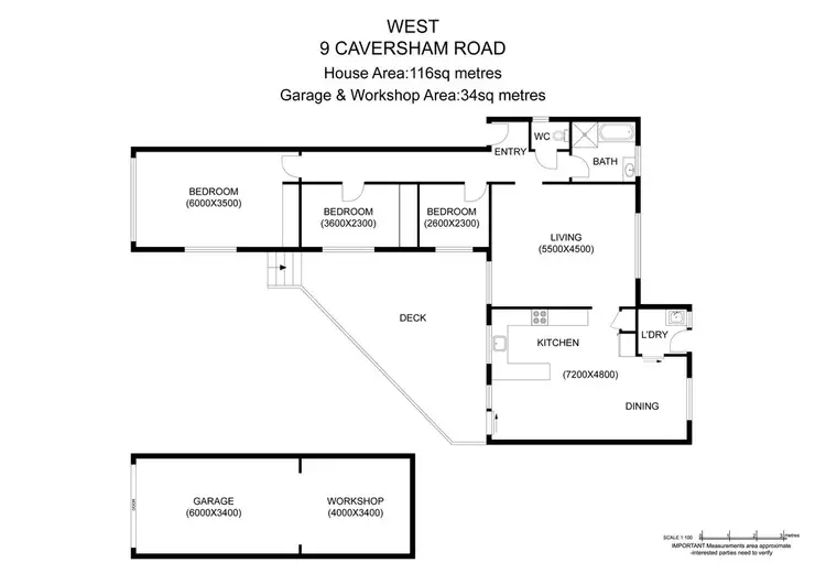 Floorplan of Homely house listing, 9 Caversham Road, West Moonah TAS 7009