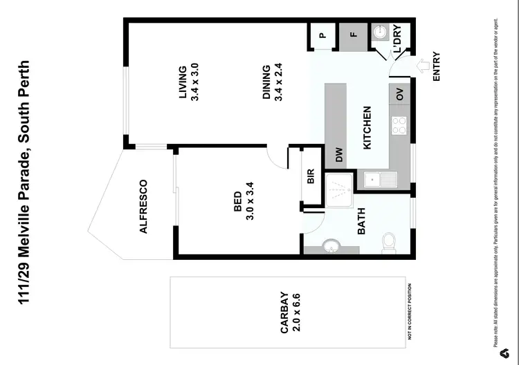 Floorplan of Homely apartment listing, 111/29 Melville Parade, South Perth WA 6151