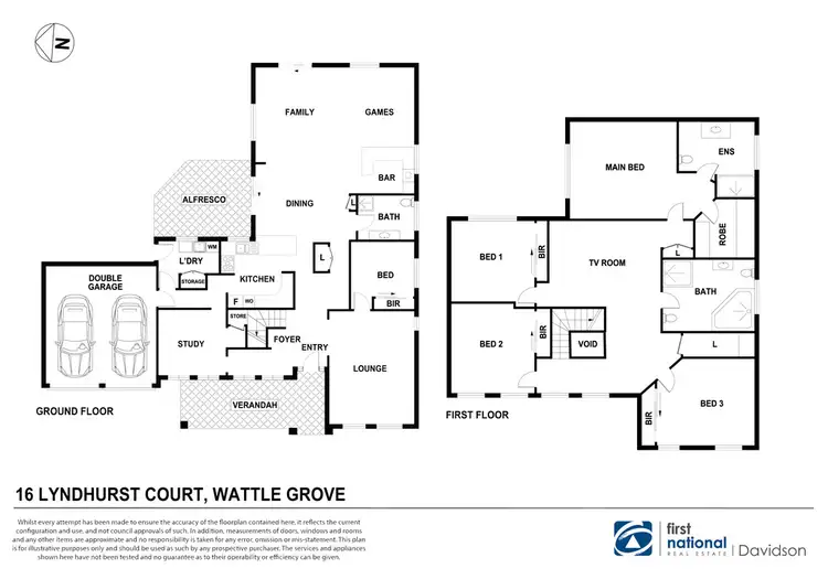Floorplan of Homely house listing, 16 Lyndhurst Court, Wattle Grove NSW 2173