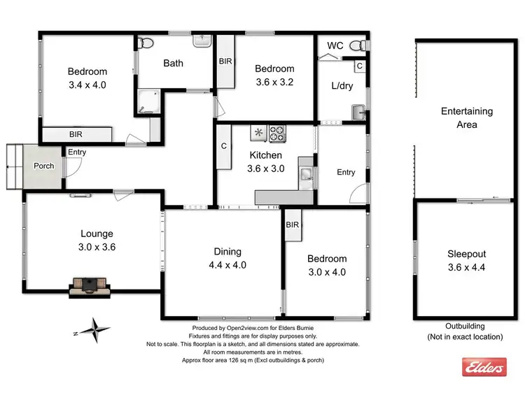 Floorplan of Homely house listing, 55 Bass Highway, Parklands TAS 7320