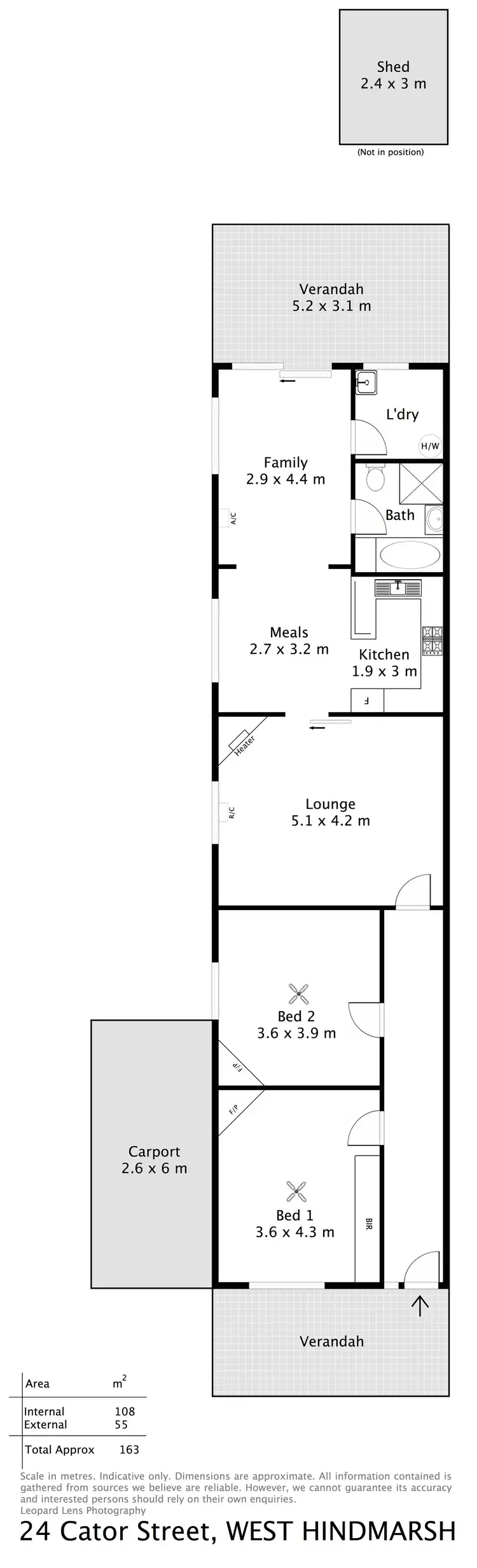 Floorplan of Homely house listing, 24 Cator Street, West Hindmarsh SA 5007