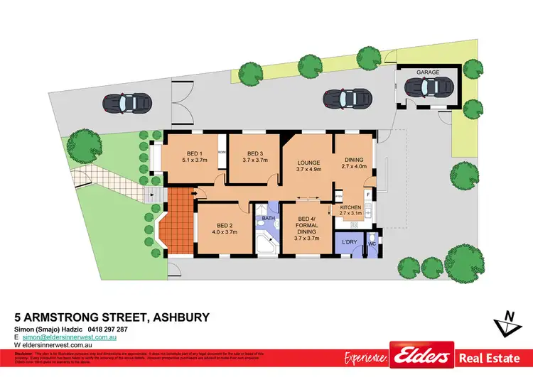 Floorplan of Homely house listing, 5 Armstrong Street, Ashfield NSW 2131