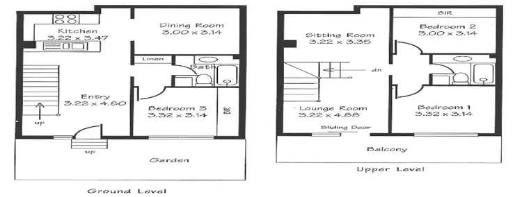 Floorplan of Homely townhouse listing, 4/1 Waterfall Terrace, Burnside SA 5066